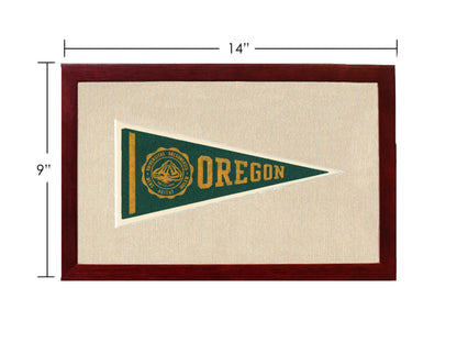 Americana Memories Vintage Pennants and Memorabilia Vintage University of Oregon Pennant