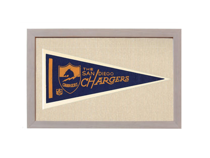 Americana Memories Vintage Pennants and Memorabilia Vintage San Diego Chargers Pennant