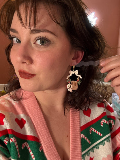 Christmas Sloths With Bows