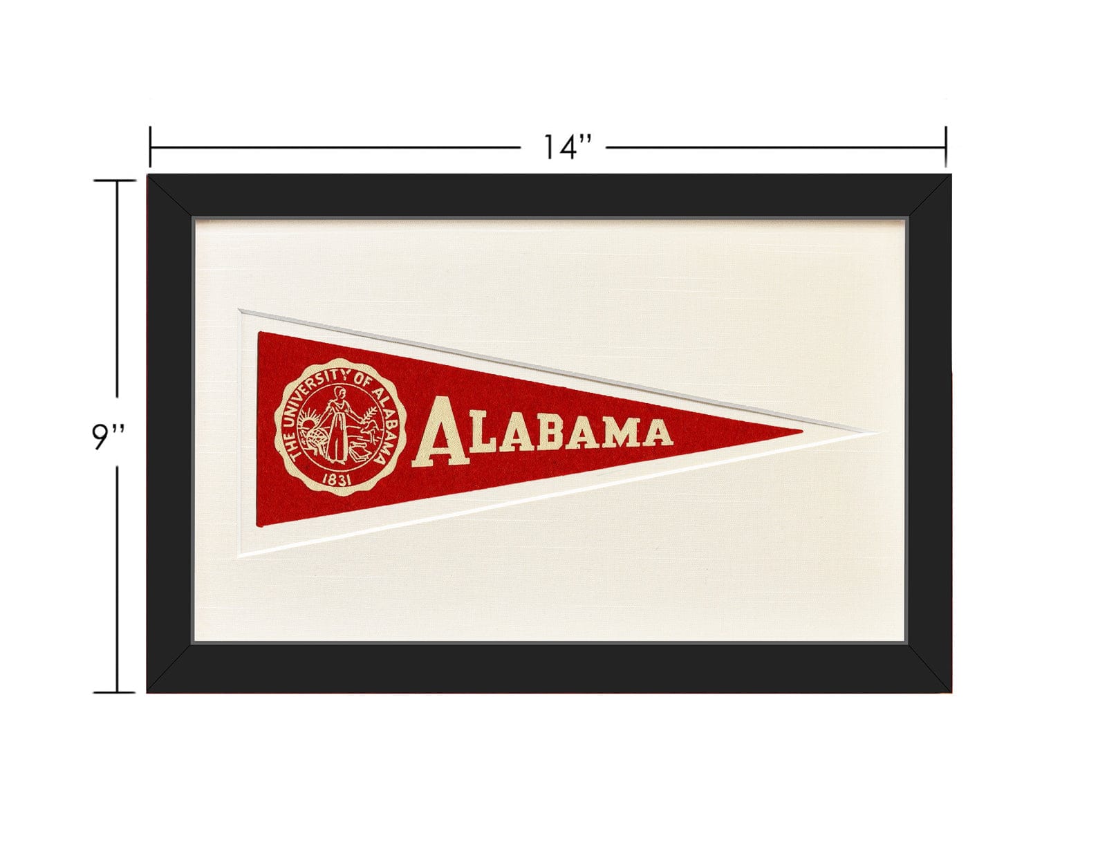 Americana Memories Vintage University of Alabama Hormel Pennant