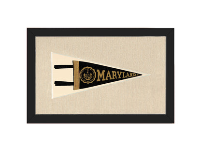 Vintage University of Maryland Pennant