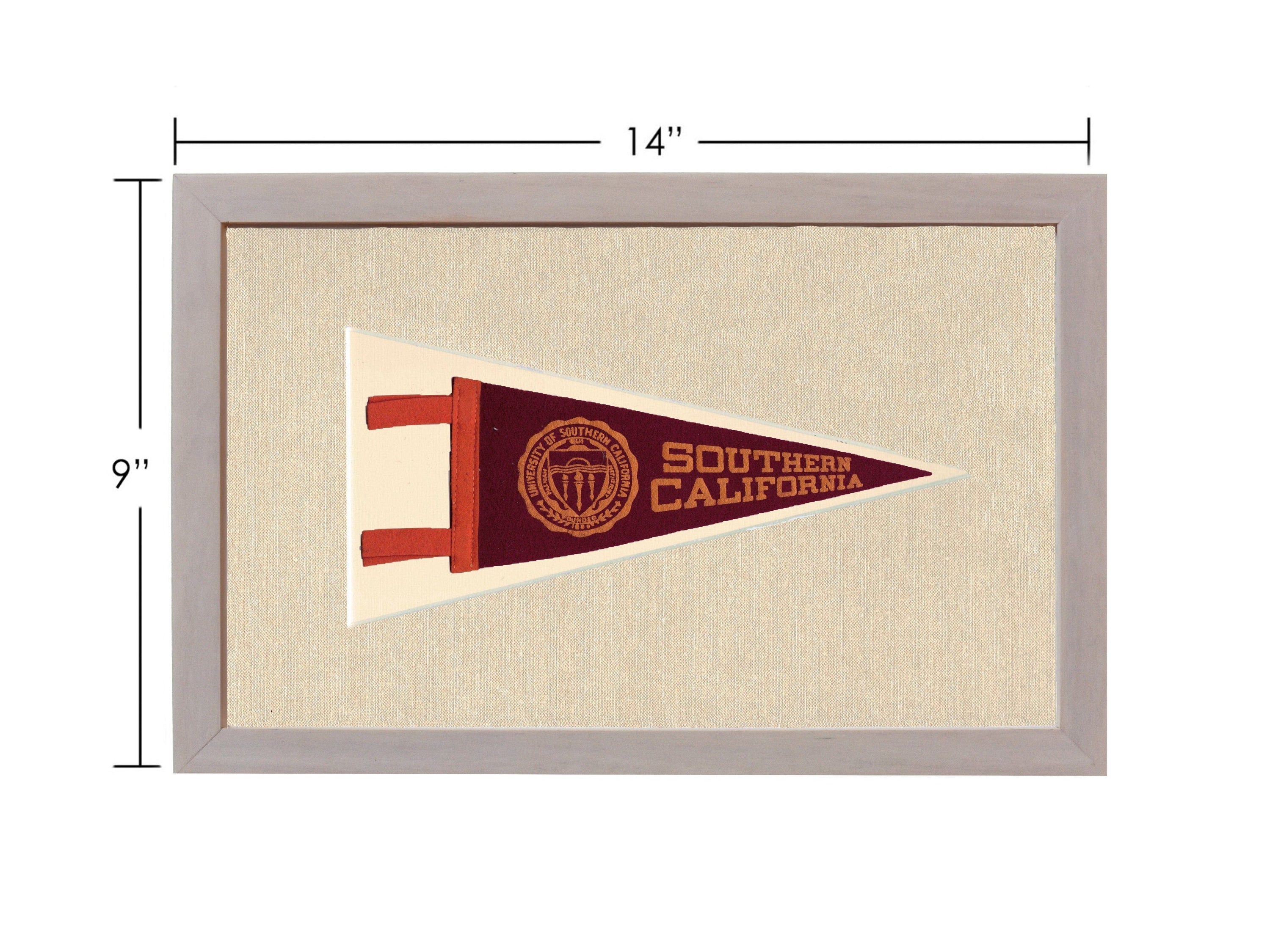 Americana Memories Vintage Pennants and Memorabilia Vintage University of Southern California Pennant
