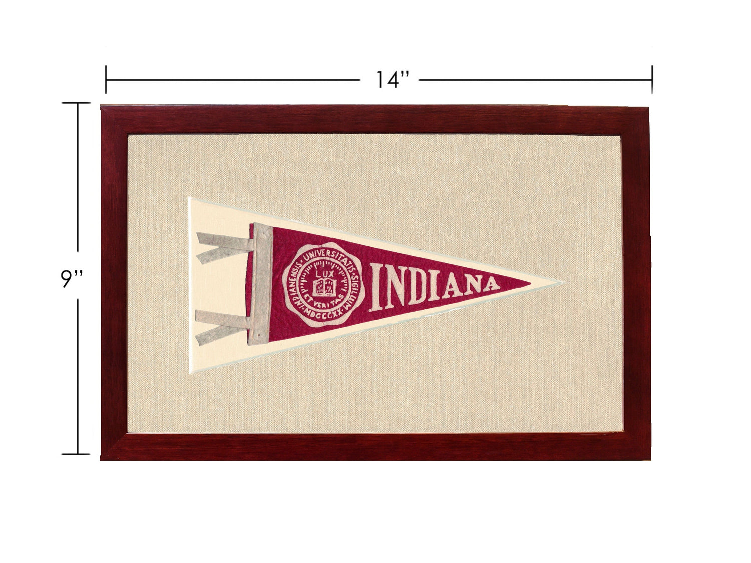 Americana Memories Vintage Pennants and Memorabilia Vintage University of Indiana Pennant