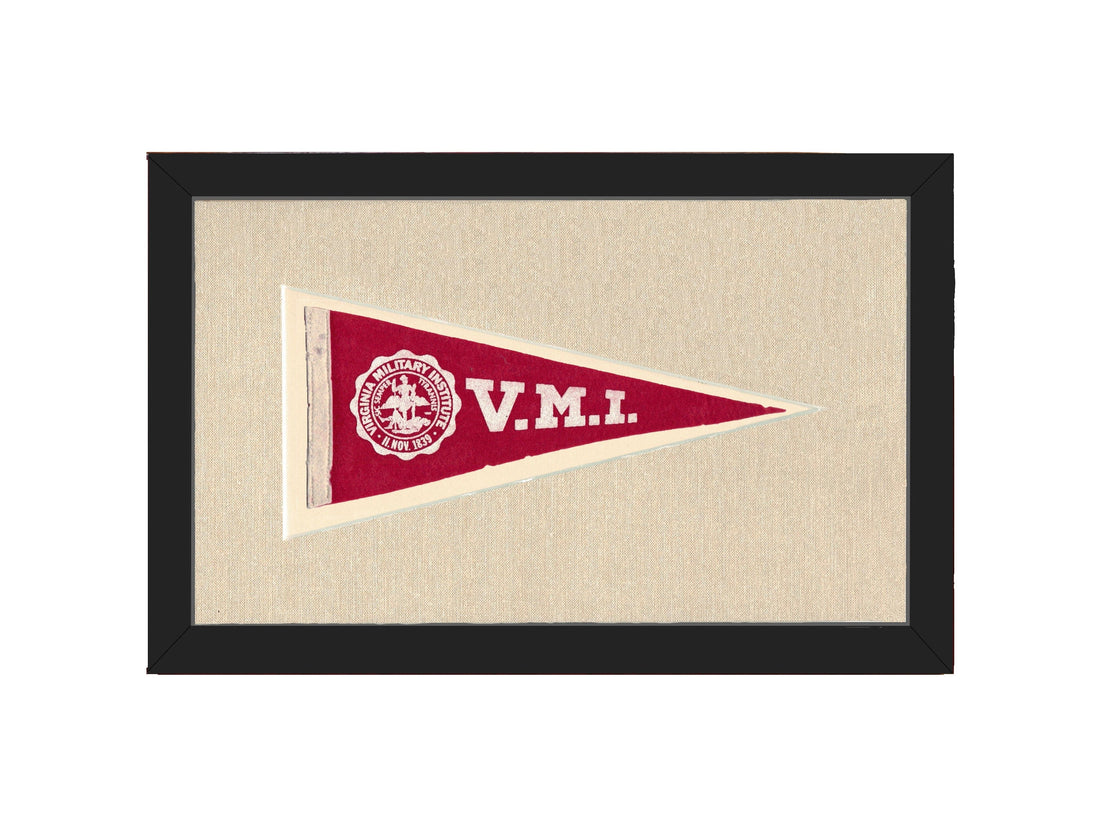 Americana Memories Vintage Pennants and Memorabilia Vintage Virginia Military Institute Pennant