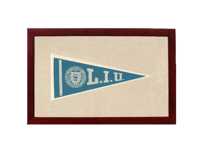 Americana Memories Vintage Pennants and Memorabilia Vintage Long Island University Pennant