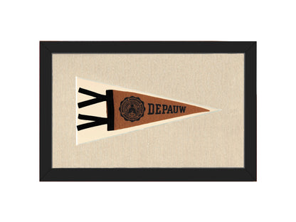 Vintage Depauw University Pennant