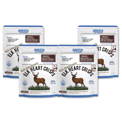 Elk Heart Crisps - 100% Grass-Fed/Finished