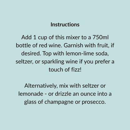 Sangria Mixer, 16 fl oz - My American Goods