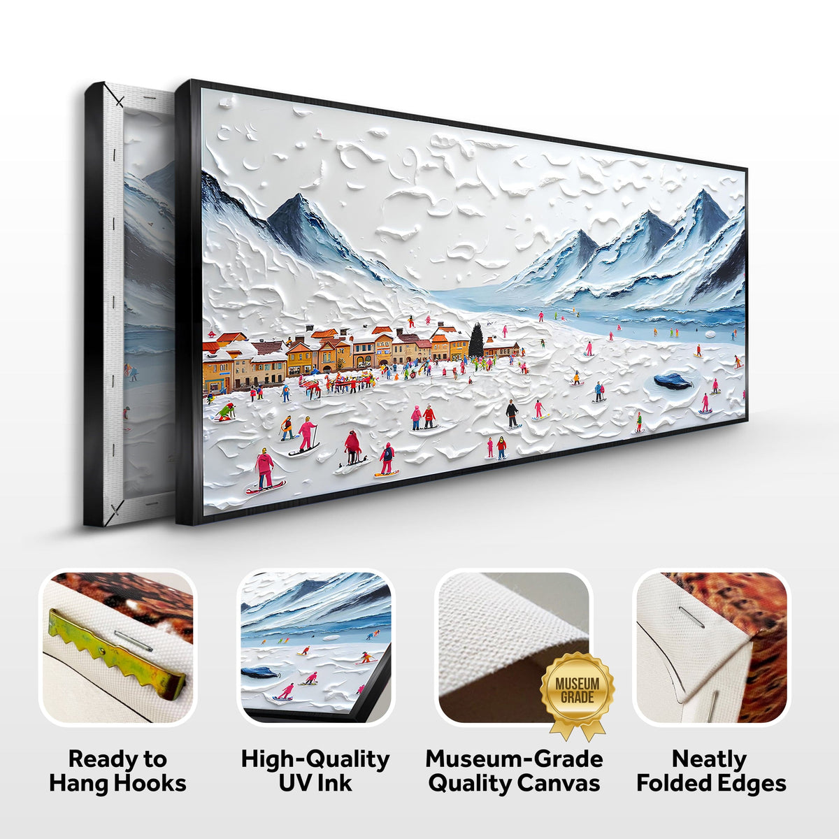 Tailored Canvases Canvas Snow Mountain Abstract Wall Art II