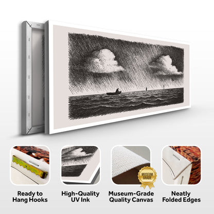 Tailored Canvases Canvas Jesus Walking On Water Faith Wall Art III
