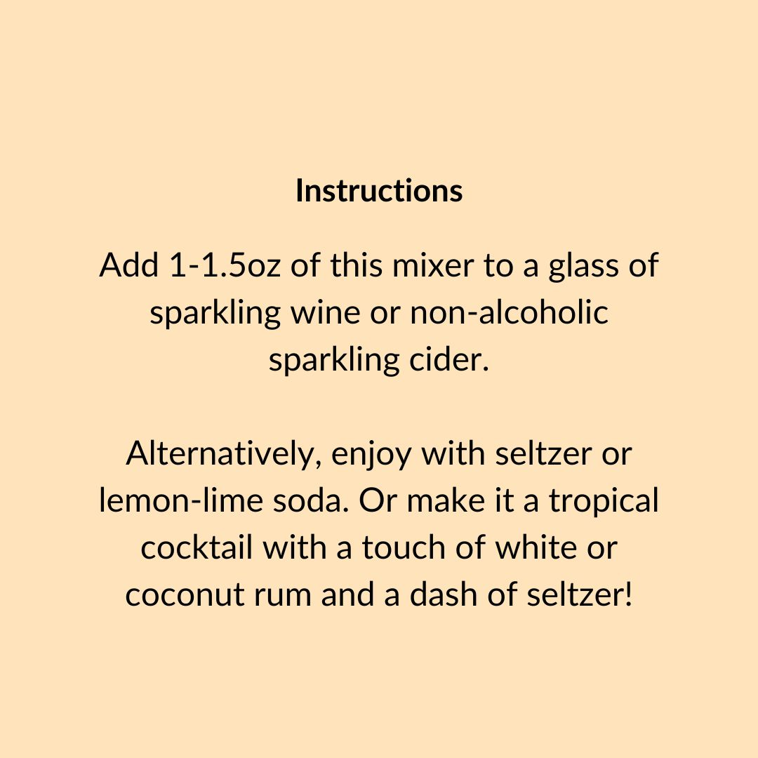 Mimosa Mixer with Tangerine &amp; Mango, 16 fl oz - My American Goods