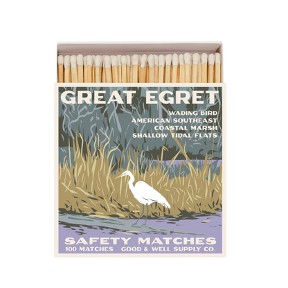 Good &amp; Well Supply Co. Great Egret Cabin Matches