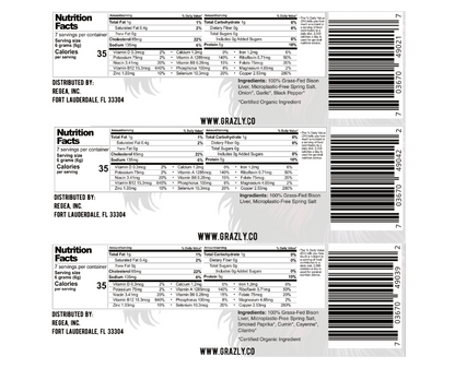 Bison Liver Crisp Variety Pack