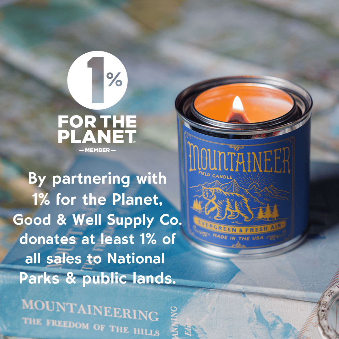 Good &amp; Well Supply Co Candles Half Pint / 8oz / Cotton Mountaineer Field Candle