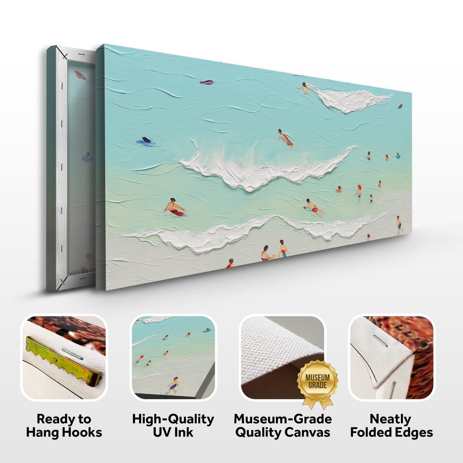 Tailored Canvases Canvas Beach Days Wall Art X
