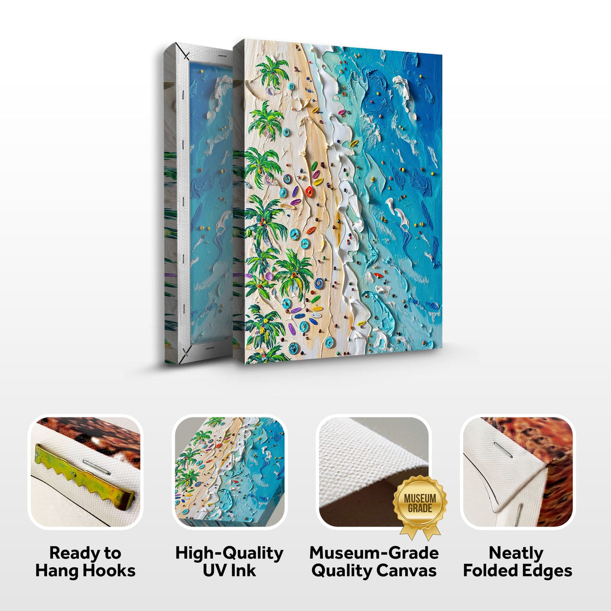 Tailored Canvases Canvas Beach Days Wall Art