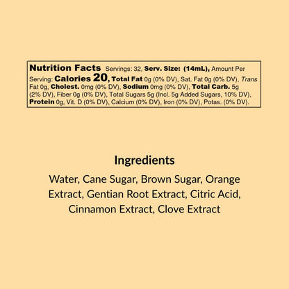 Old Fashioned Cocktail Syrup, 16 fl oz - My American Goods