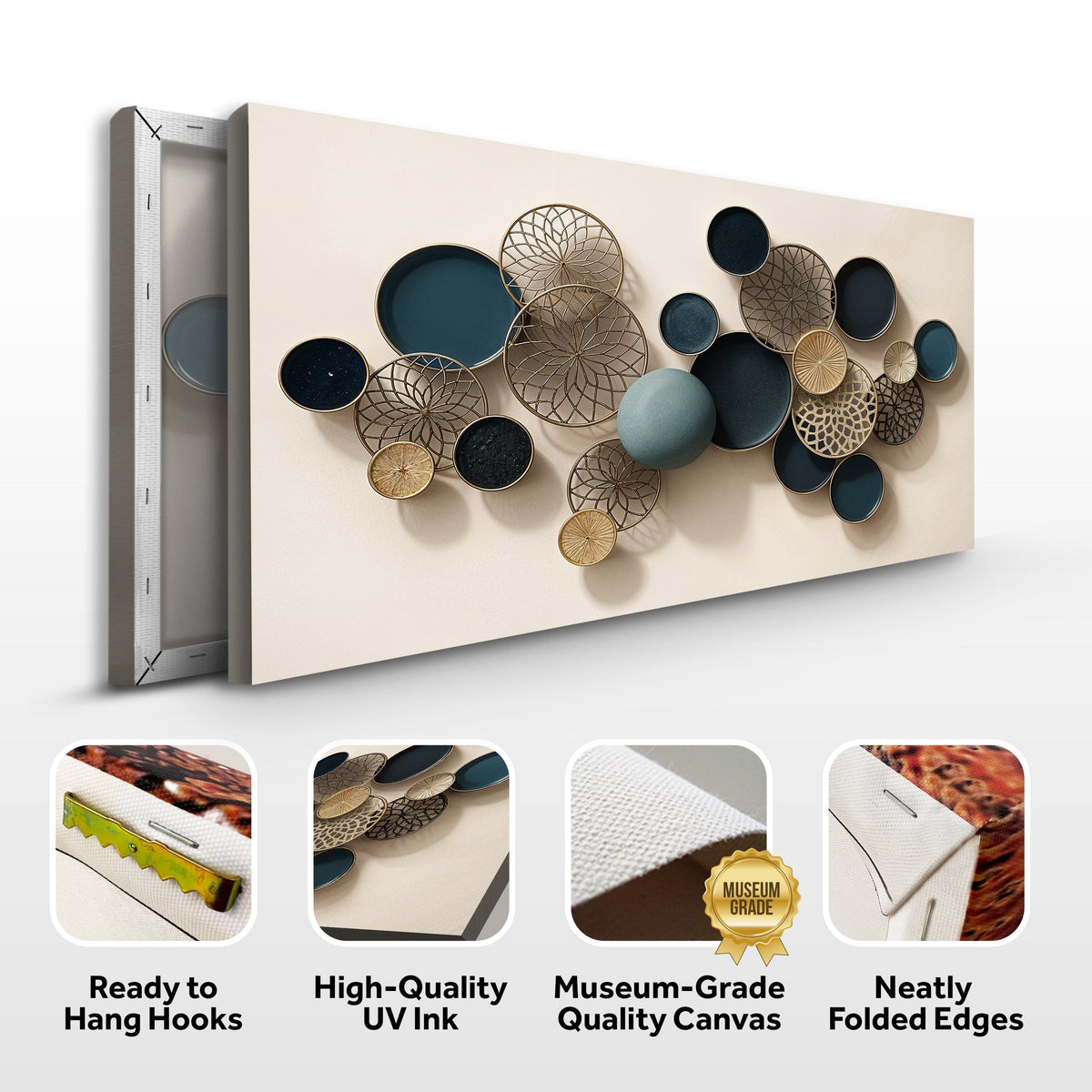 Tailored Canvases Canvas Lotus Leaf Abstract Wall Art