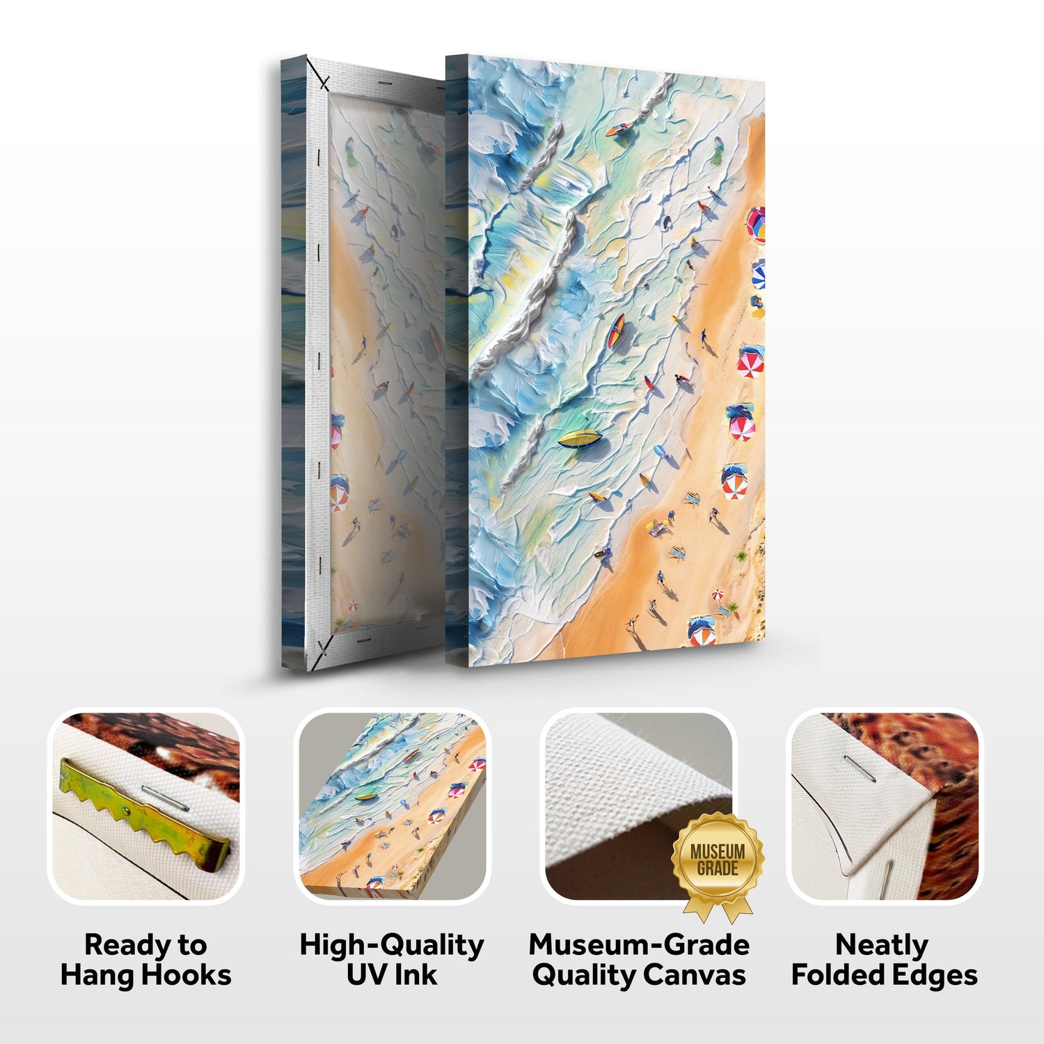 Tailored Canvases Canvas Beach Days Wall Art III
