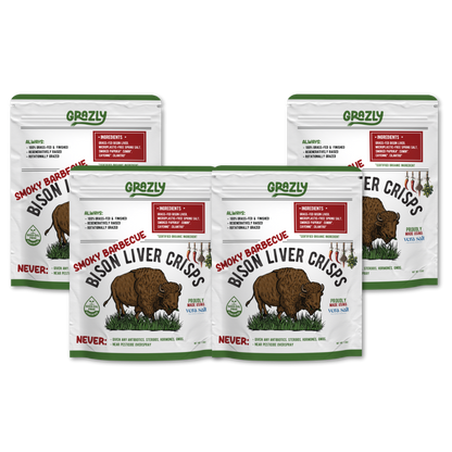 Bison Liver Crisps - 100% Grass-Fed/Finished - My American Goods