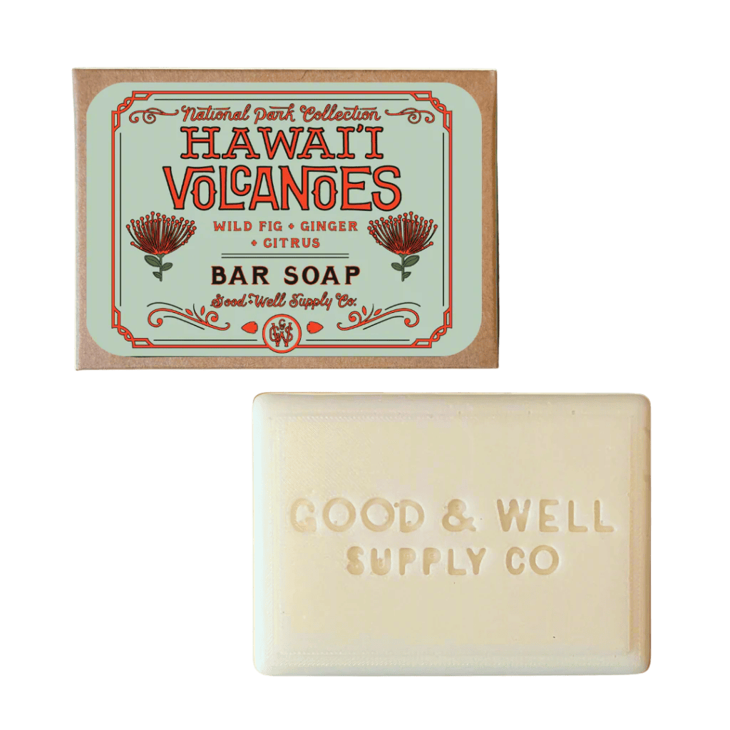 Good &amp; Well Supply Co Bar Soap Hawaii Volcanoes National Park Bar Soap