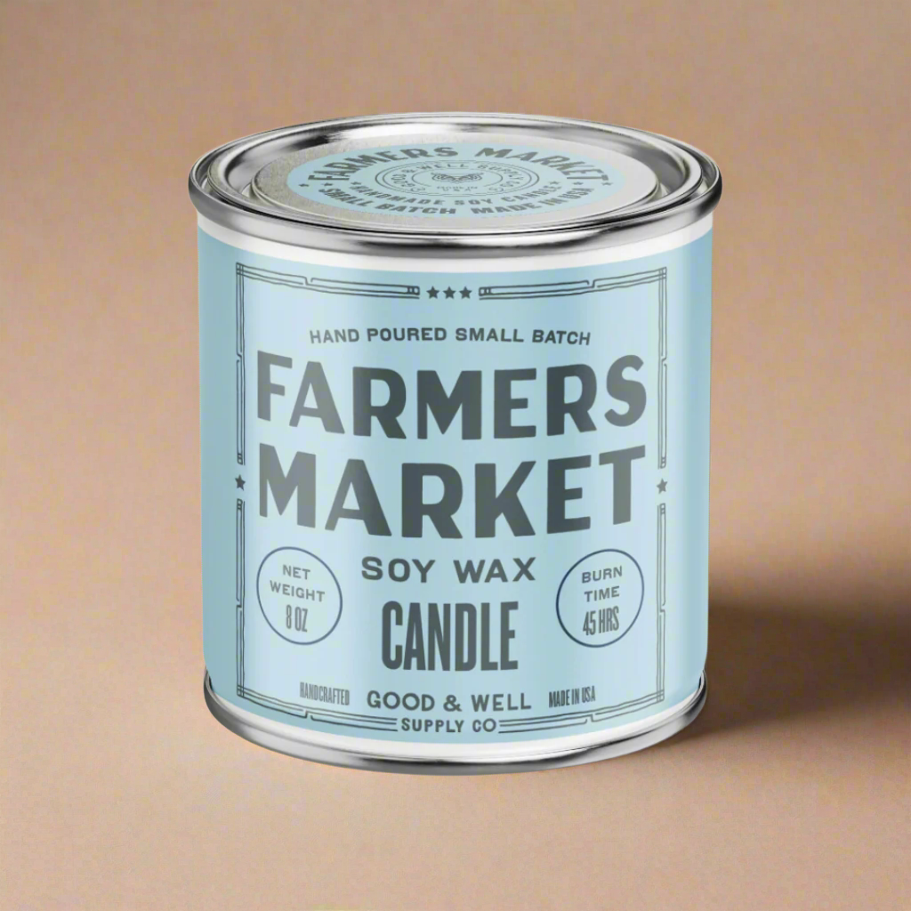 Farmers Market Happy Place Candle - My American Goods