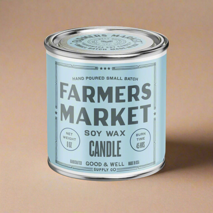Farmers Market Happy Place Candle - My American Goods