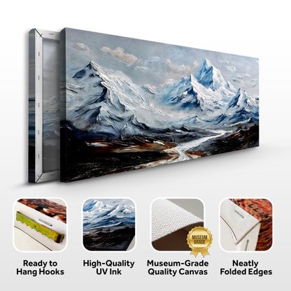 Tailored Canvases Canvas Mountain Minimalist Wall Art II