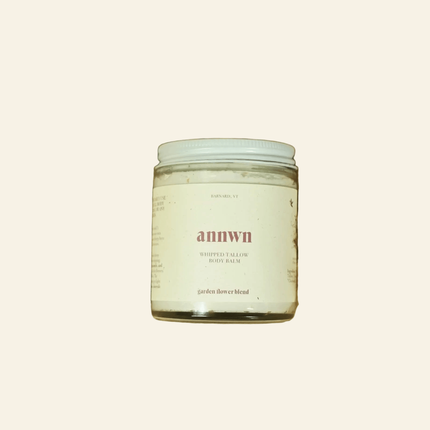 Annwn Whipped Tallow Balm 4oz Garden Blend Body Balm