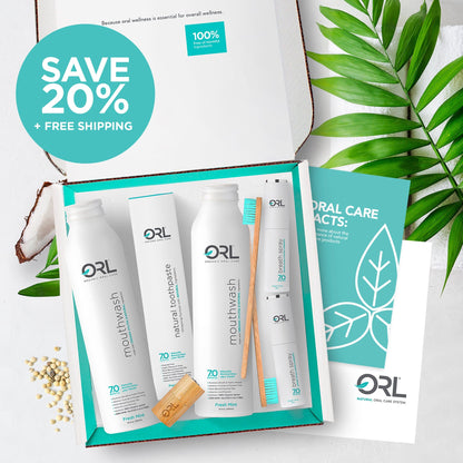 ORL Toothpaste ORL® Natural Oral Care Kit - Save 20% + FREE Shipping