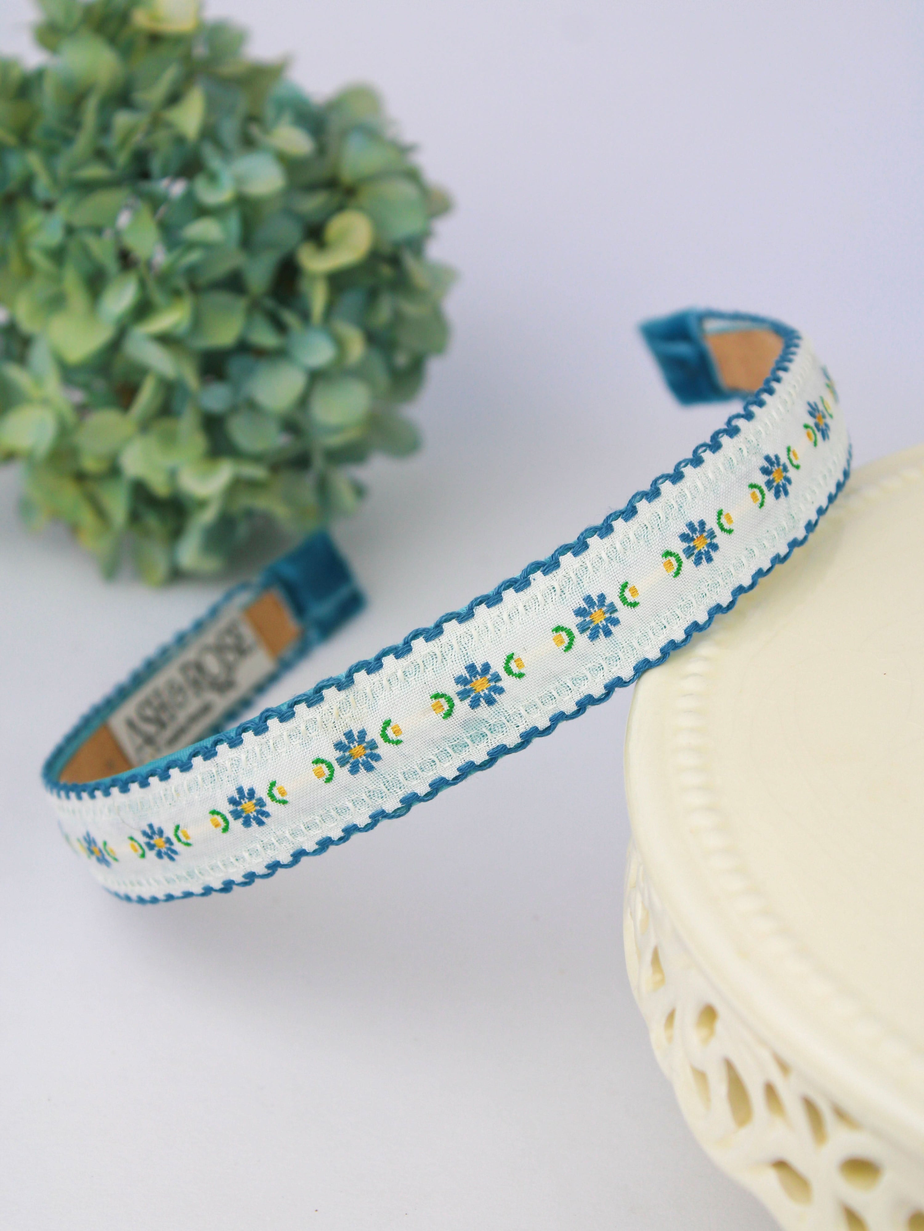 Ash &amp; Rose Headbands Forget Me Knot Floral Headband
