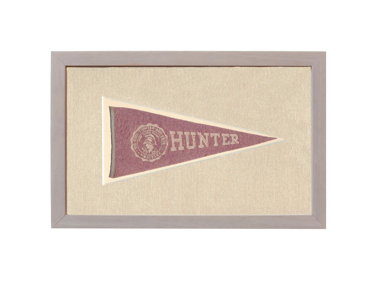 Vintage Hunter College Pennant