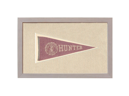 Vintage Hunter College Pennant