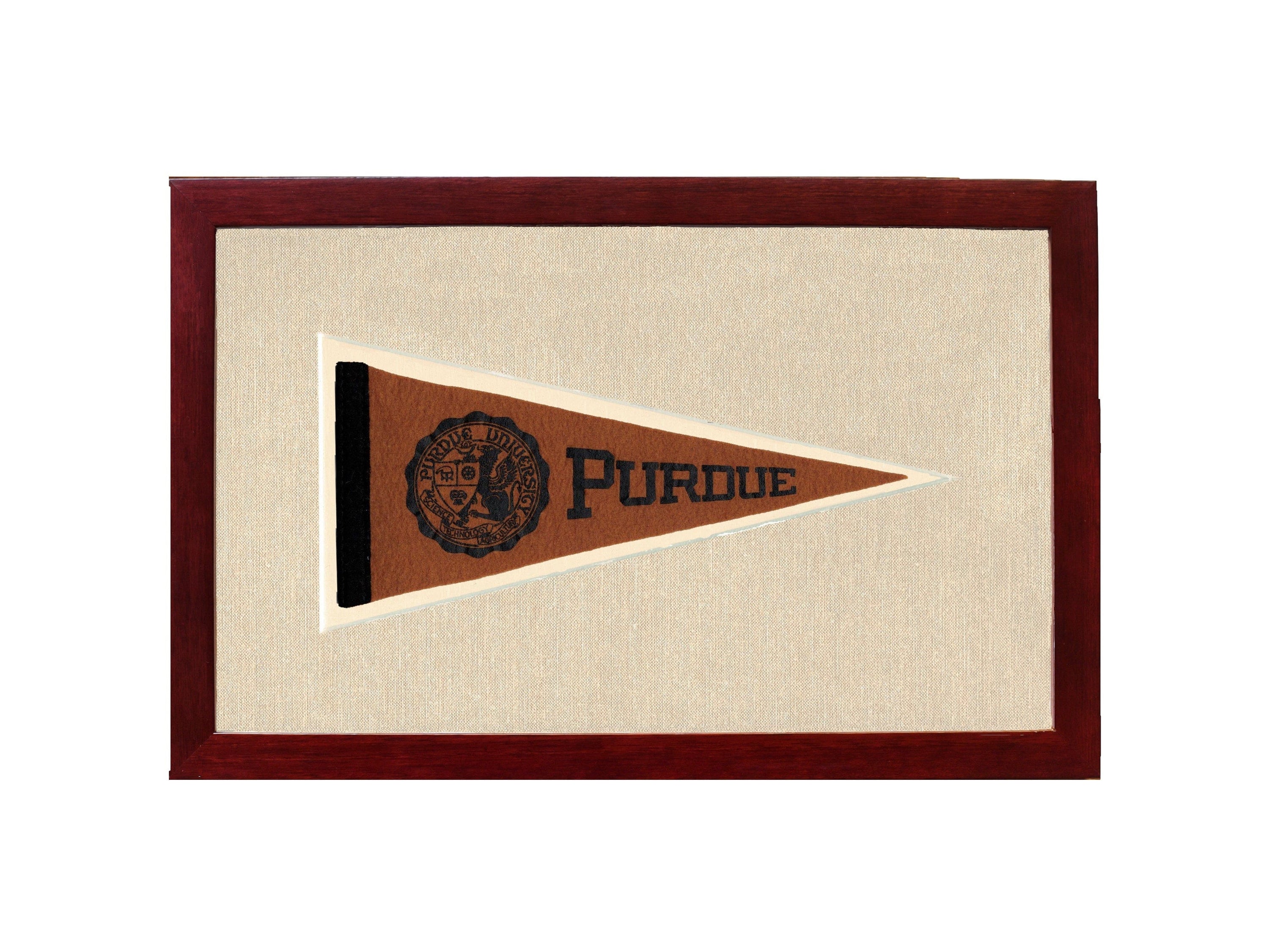 Americana Memories Vintage Pennants and Memorabilia Vintage Purdue Pennant