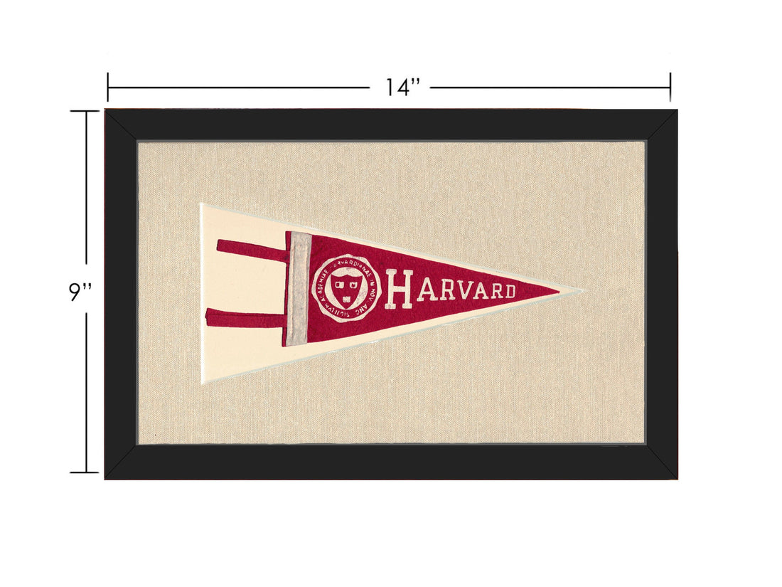 Vintage Harvard Pennant