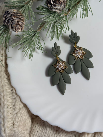 Adele, in Christmas Green