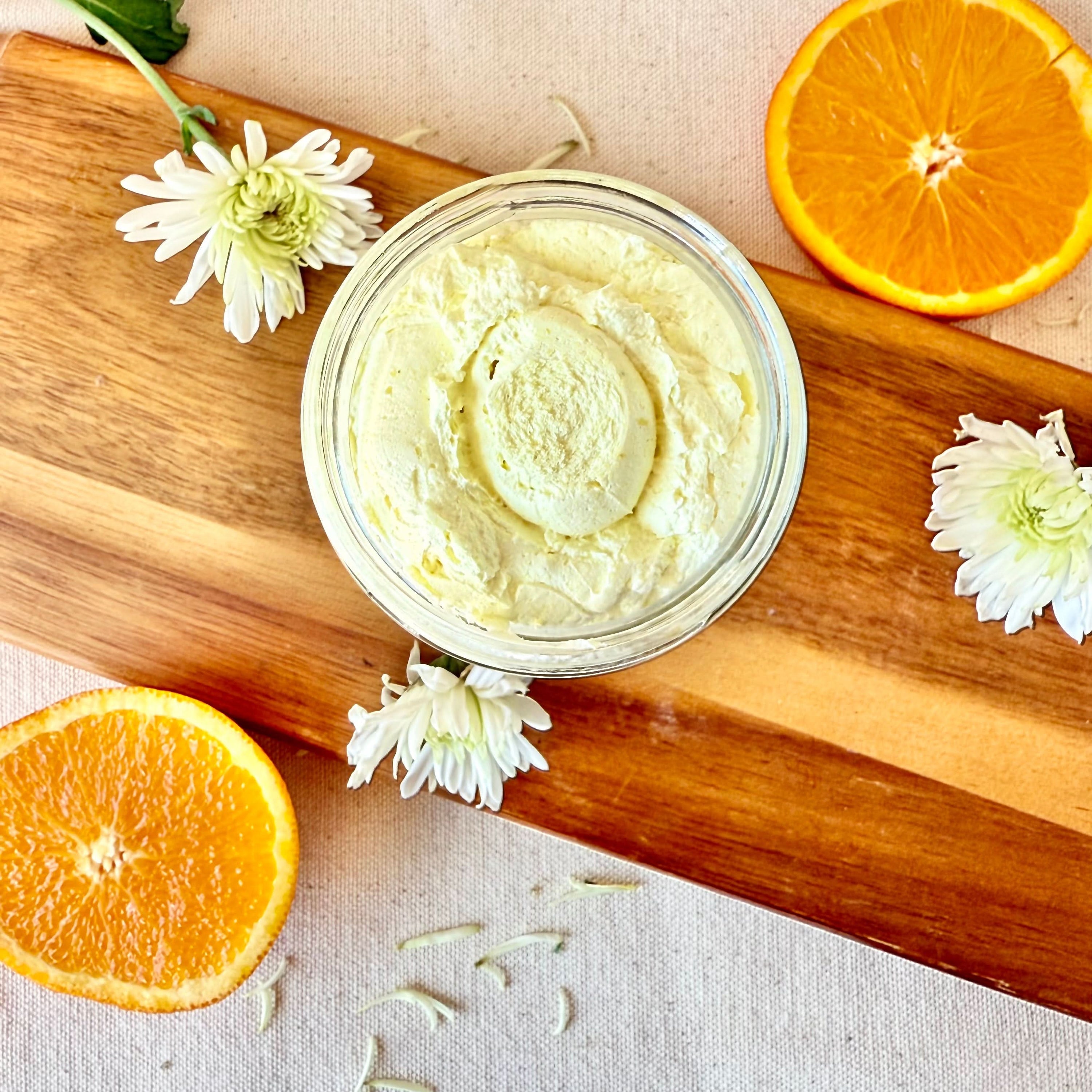 UnTamed Naturals 🍊 Orange Cream Whipped Soap – A Lush, Dreamy Cleanse
