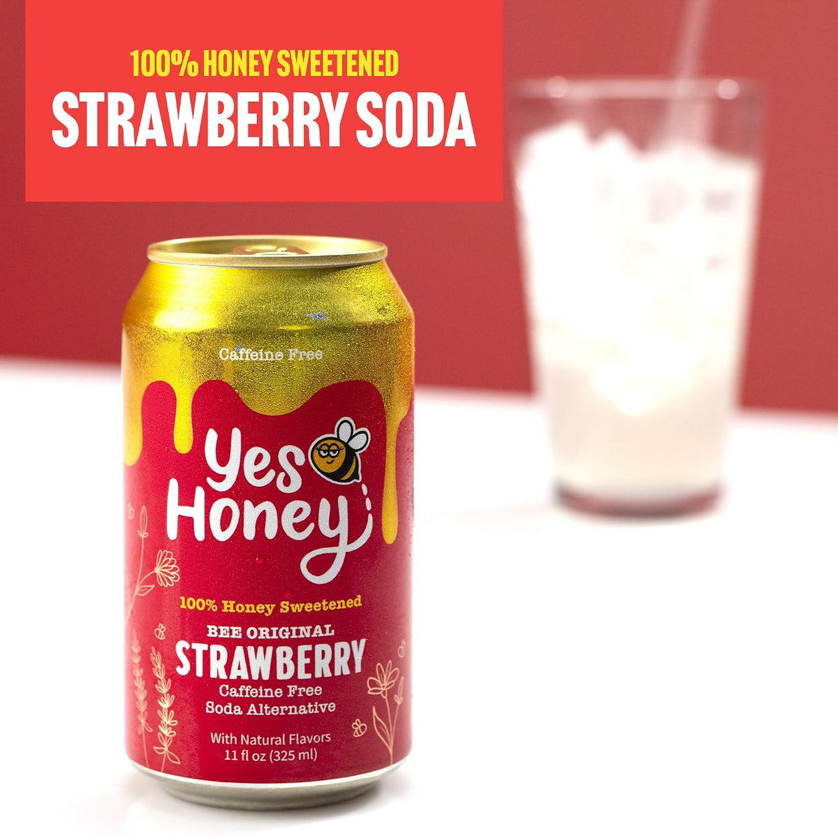 Bee Original Strawberry Soda Alternative