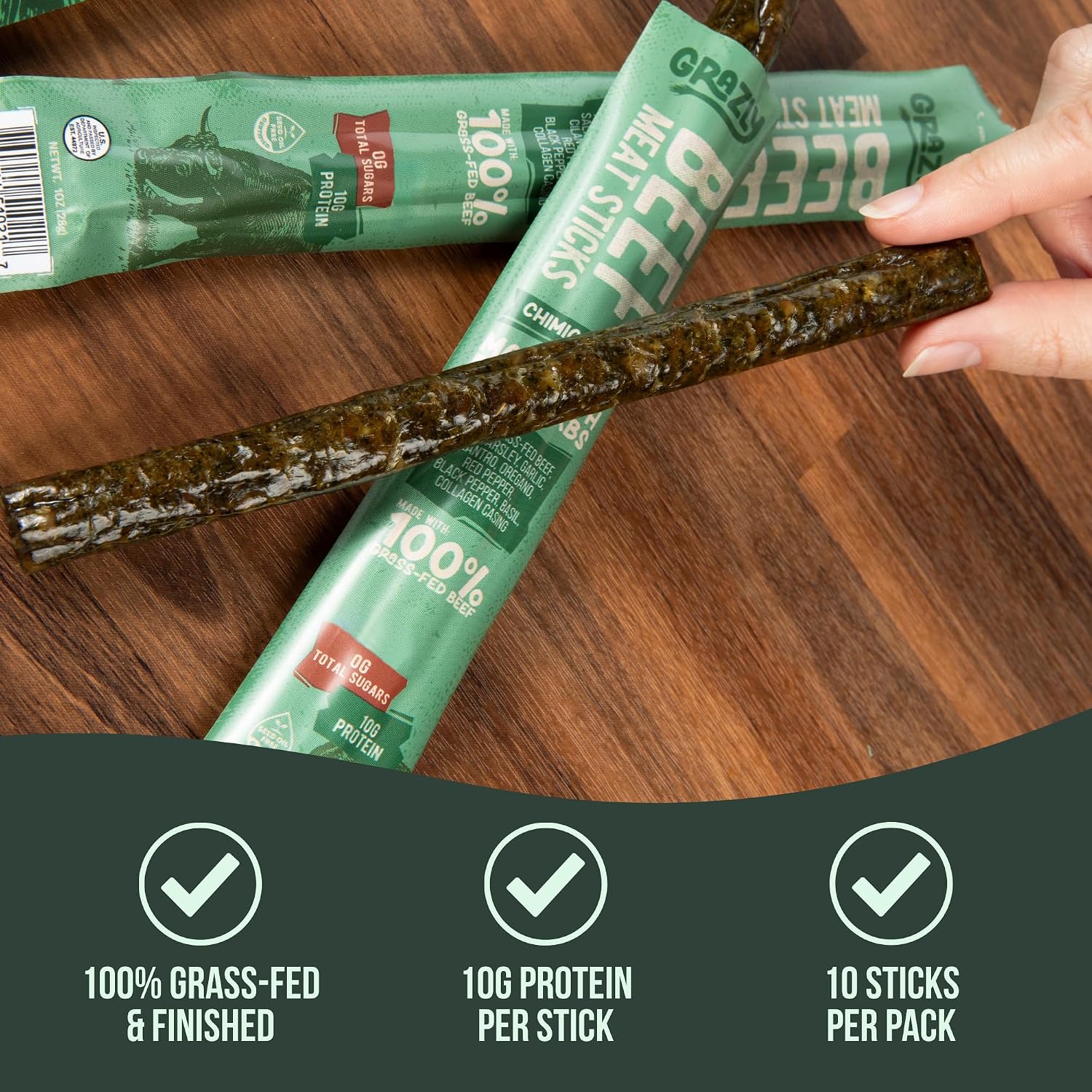 Chimichurri Beef Meat Sticks