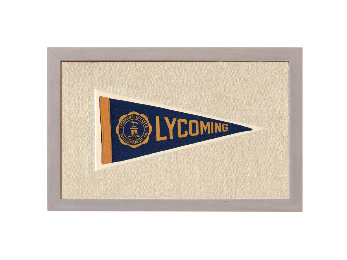 Americana Memories Vintage Pennants and Memorabilia Vintage Lycoming College Pennant