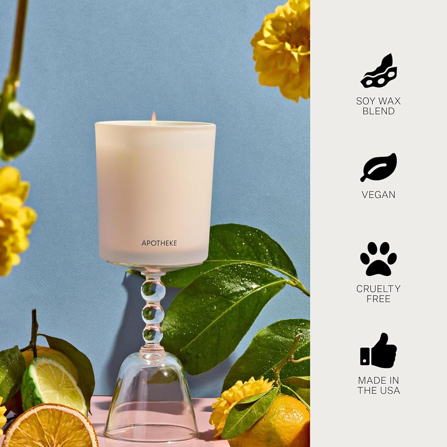 APOTHEKE Votives Bergamot Tangerine Votive Candle