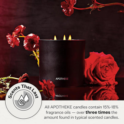 APOTHEKE 3-Wick Candles Charcoal Rouge 3-Wick Candle