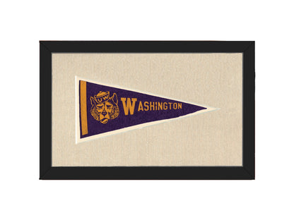 Americana Memories Vintage Pennants and Memorabilia Vintage University of Washington Pennant