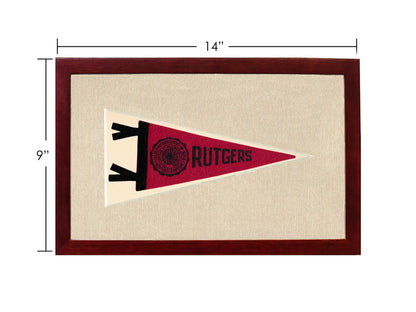 Vintage Rutgers University Pennant