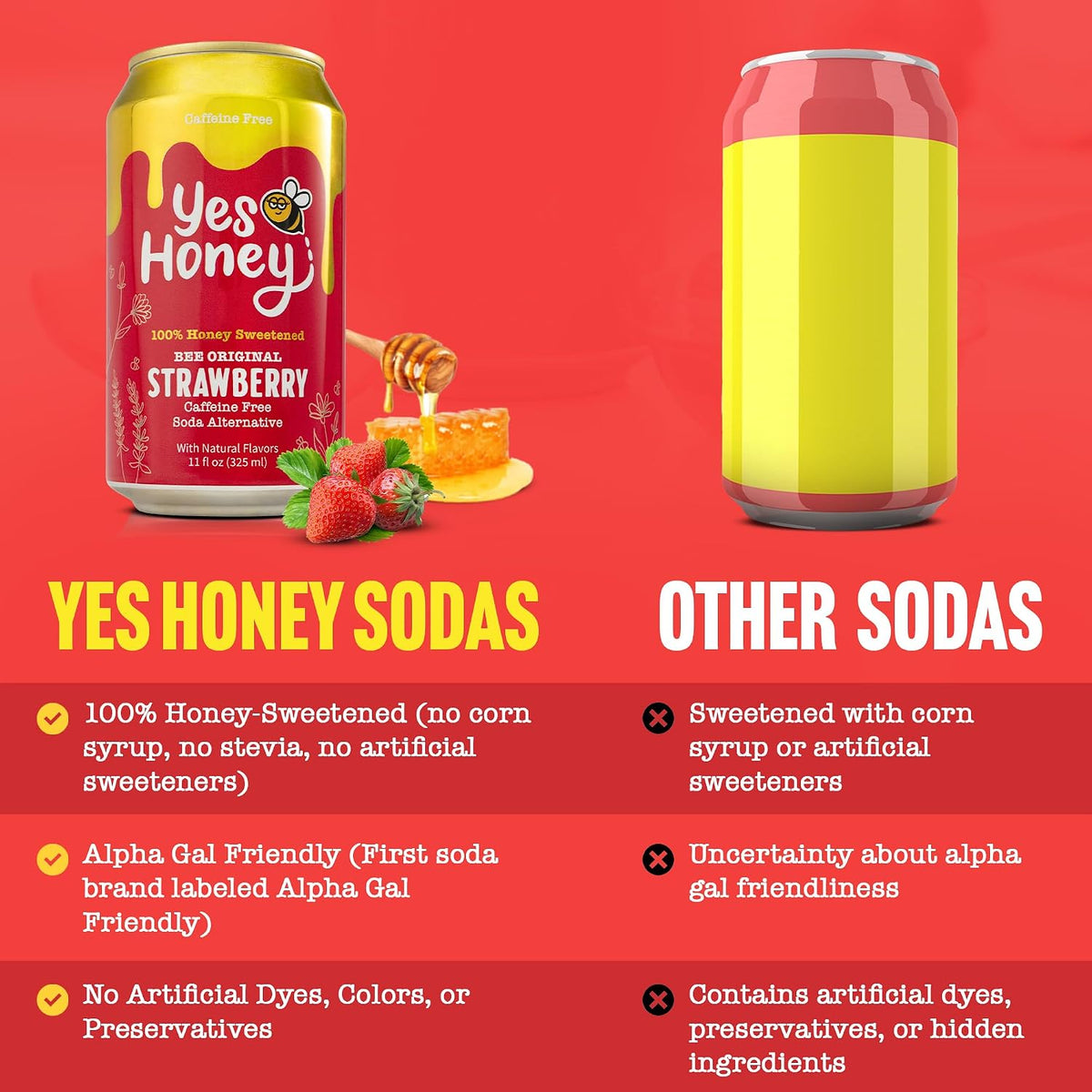 Bee Original Strawberry Soda Alternative