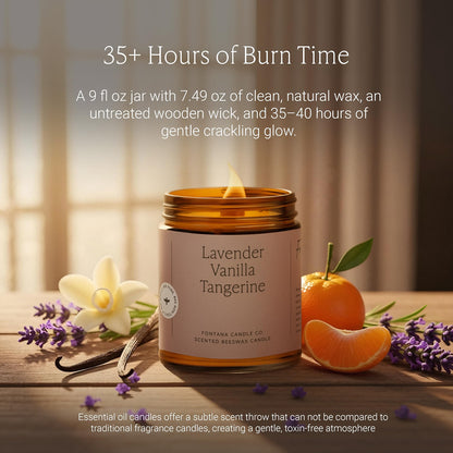 Lavender Vanilla Tangerine Jar Candle