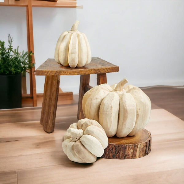 Gia Roma Pumpkin Farmhouse Pumpkin Trio