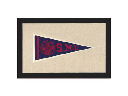 Vintage Southern Methodist University Pennant
