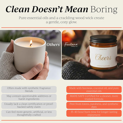 Cheers! Congratulations Jar Candle