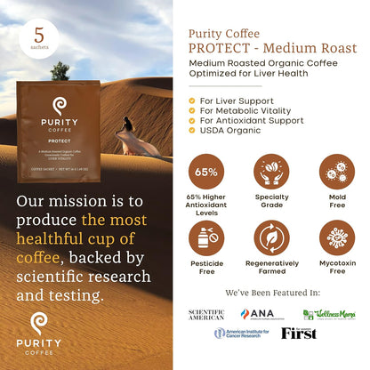 PROTECT: Light-Medium Roast Single-Serve Pocket Purity™